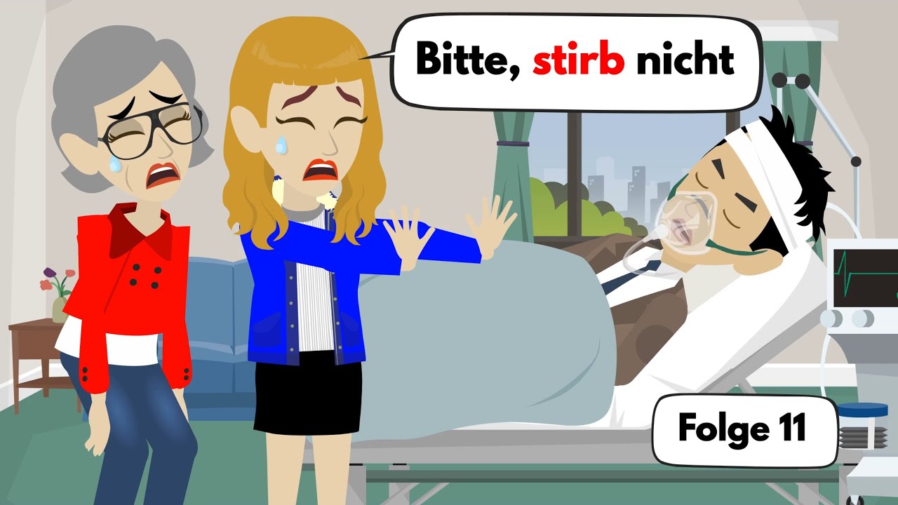 Learn German | Sarah is very worried about Mark 😭 Vocabulary and important verbs