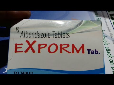 Albendazole - 400 mg composition