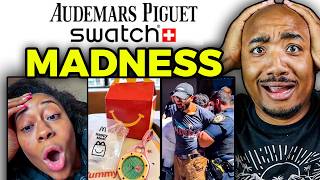 They're Camping Out 7 Days For A $400 Watch (AP X Swatch Madness)