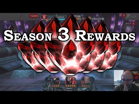 5x 5-stars! - Season 3 Rewards Opening | Marvel Contest of Champions