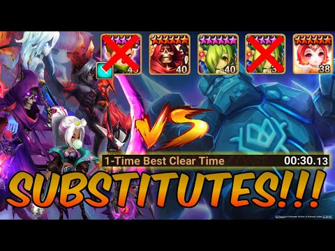 How to GB12 w/o Fat Lushen or 2nd Melia: Substitutes for DOTs Explosion Giants B12 in Summoners War