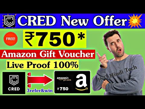 CRED New Offer ₹750* Amazon Gift Voucher Free💥 || Pay Credit Card Bill & Earn Assured Cashback💥 Video