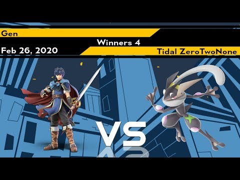 [Smash Ultimate] Xeno202 (Winners 4) - Gen vs Tidal ZeroTwoNone