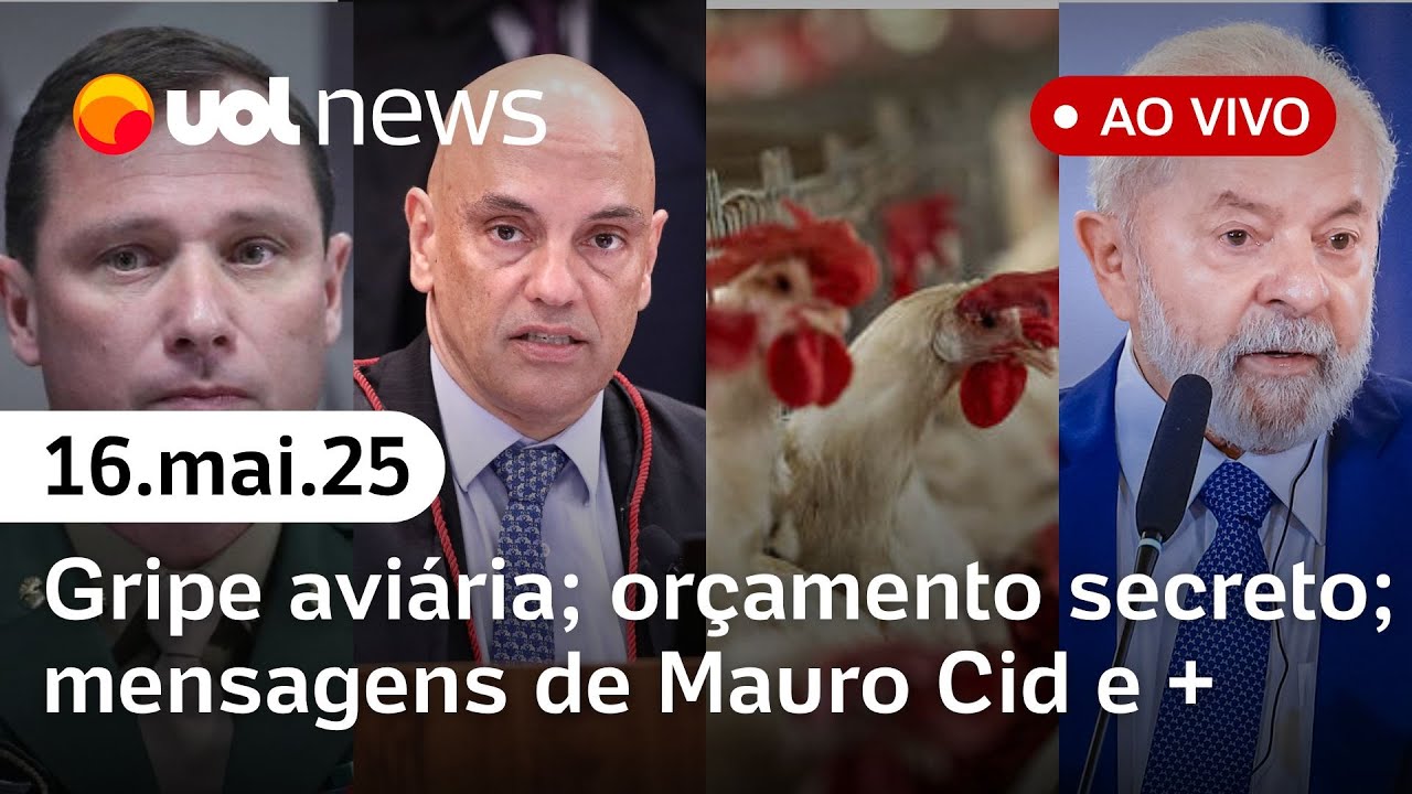 Orçamento secreto do governo Lula, gripe aviária no Brasil, áudio de Cid, sanção contra Moraes e +