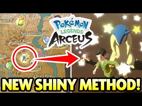 NEW SHINY METHOD! How to Get EASY SHINY Pokemon in Pokemon Legends Arceus! Massive Mass Outbreaks!