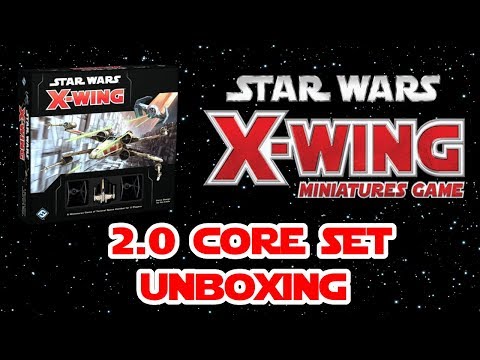 X-Wing Second Edition - Core Set Unboxing and Review