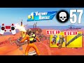 57 Elimination Solo Vs Squads Gameplay Wins (New! Fortnite Chapter 5 Season 3 PS4 Controller)
