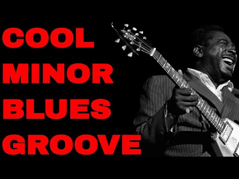 Cool Minor Blues Groove | Guitar Jam Track In A Minor (80 BPM)