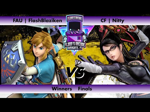 Flynn's Arcade 079 Winners Finals - FAU | FlashBlaziken ( Link) vs CF | Nitty (Bayonetta) SSBU 2023