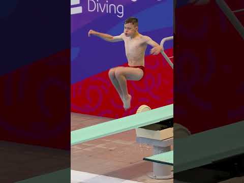 Boys Diving Reverse Dive Tuck 1m Springboard #diving #olympics