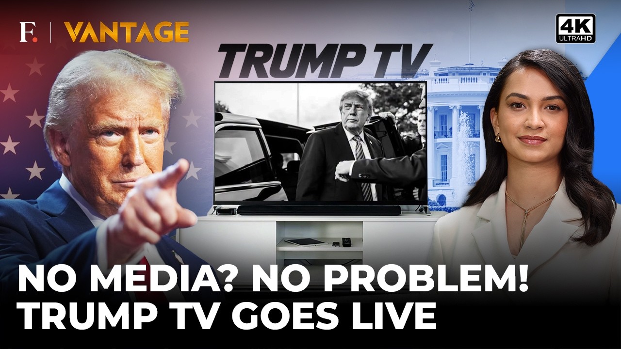 First 'Trump TV' Video Viral; US President Retaliates After ABC, CBS, CNN Joint Attack | Vantage |4K