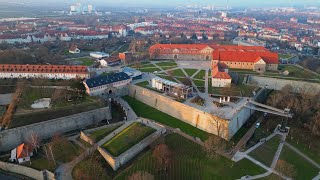 Erfurt Zitadelle Petersberg im Dezember