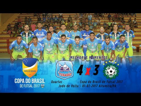 Tubarão CFZ 4x3 Abílio   Quartas de finais   Copa do Brasil de Futsal 2017