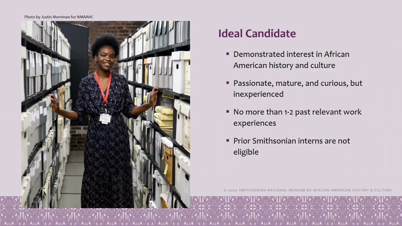 2023 Robert F. Smith Internship Webinar