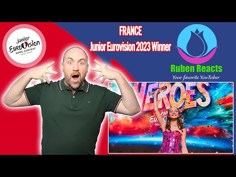 RUBEN REACTS TO Zoé Clauzure - Cœur (LIVE) | France 🇫🇷 | WINNER Junior Eurovision 2023  #JESC2023