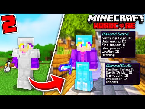 UNBELIEVABLE! I DOMINATED Hardcore Minecraft in 24 HOURS... (#2)