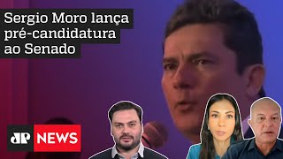 Amanda, Motta e Sabará comentam pré-candidatura de Moro ao Senado