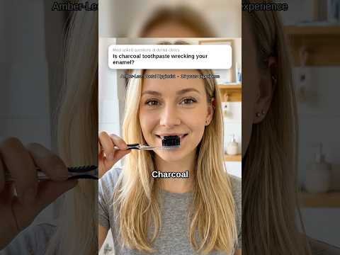 Amber-Lee, registered dental hygienist, explains whether charcoal toothpaste is bad for your teeth at Bright White Dental Hygiene Clinic in Riverview NB
