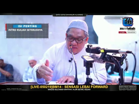 [LIVE-050219]Bahrul Mazi Jilid 14 - Ustaz Shamsuri Haji Ahmad