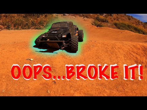 Bmx park bash rc traxxas slash lcg 4x4. Proline jeep gladiator mamba X 2400kv and monster slash vxl