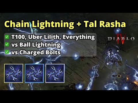 Updated S Tier Chain Lightning vs Ball Lightning & Charged Bolts - Diablo 4 S2