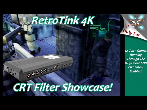 RetroTink 4K CRT Filters Showcase - Make Your Gen 5 Games Shine With A Proper CRT Look!