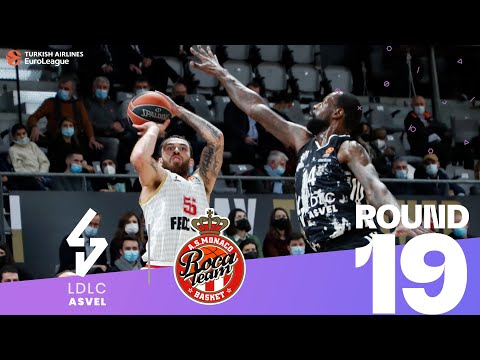 Monaco dominates French derby! | Round 19, Highlights | Turkish Airlines EuroLeague