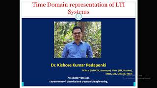Time Domain Representation of LTI Systems