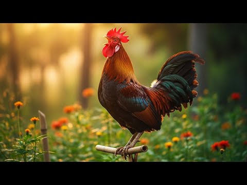 Amazing Rooster Crowing Compilation Plus | Rooster Sound Effect Video