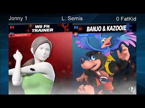 CWA Wifi Weekly 35 - Fatkid (Wii Fit Trainer) vs JonnySQ (Mii Gunner, Banjo & Kazooie) Losers Semis