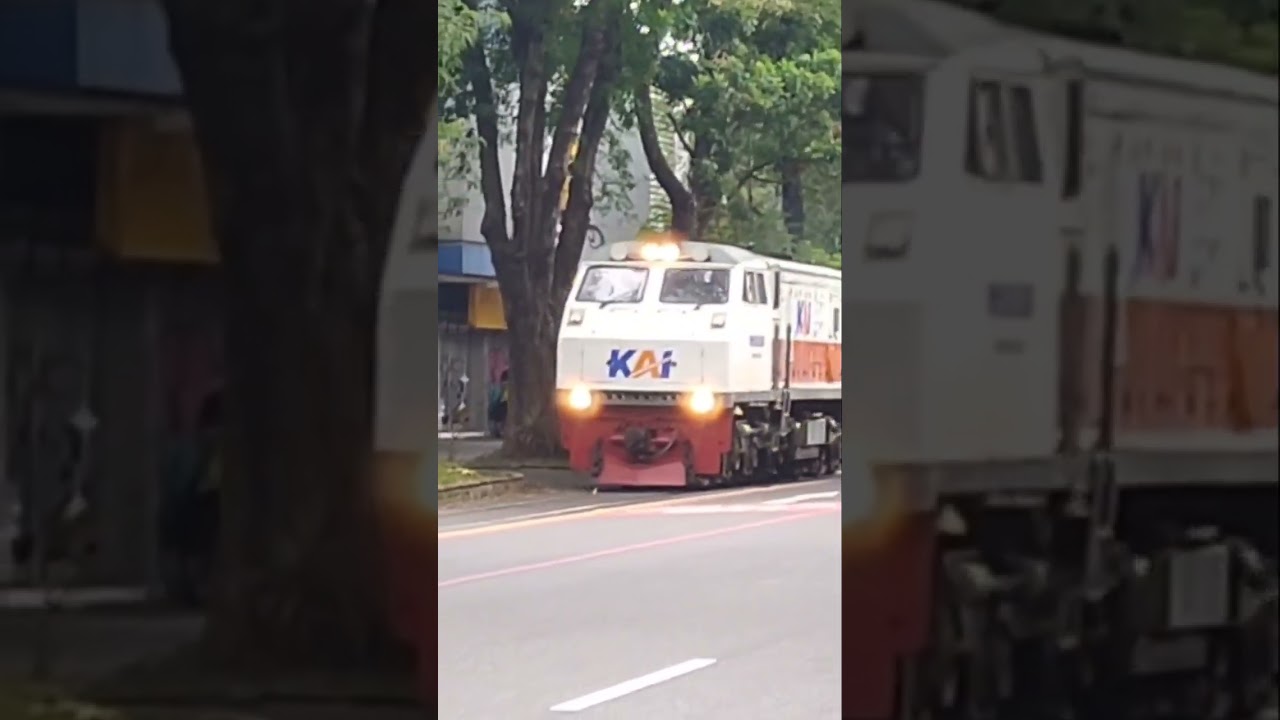 DJ TOTAT TOTET DANG DANG KERETA API DI JALAN RAYA#shorts