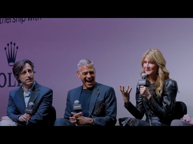 Noah Baumbach, George Clooney, Laura Dern, Billy Crudup & Riley Keough on Jay Kelly