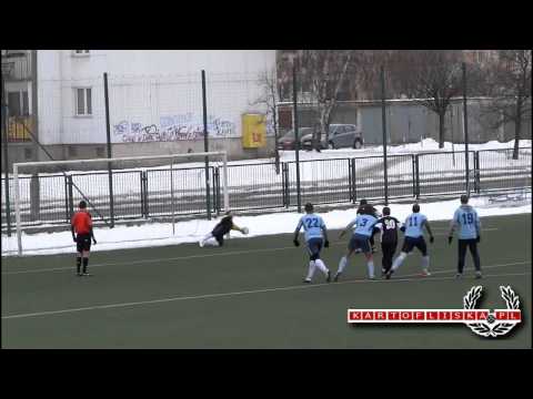 Brutalny faul i petarda z karnego. Salos Zyrardow - Tajfun Brochów 0:1. 24.03.2013