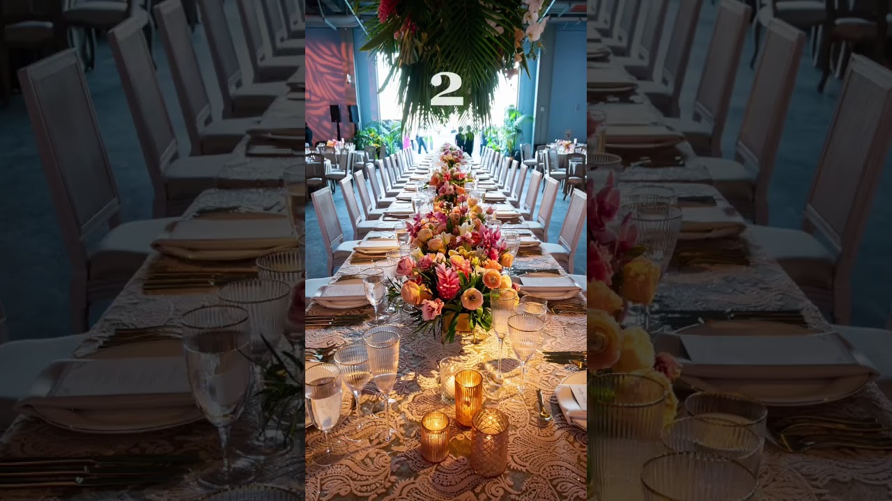 Table Settings: Comment 1-5 With Your Fav 🍽️ #tablesetting #weddingtable #tabledecoration #wedding