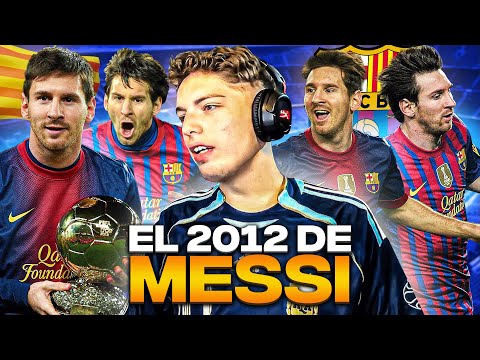REACCION A LOS 91 GOLES DE MESSI EN UN AÑO (2012)