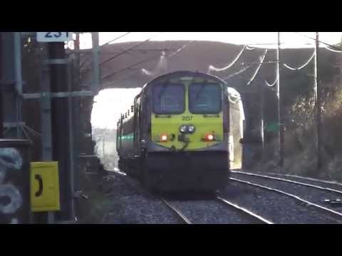 IE 201 Class Locomotive 207 + Enterprise Train - Portmarnock Station