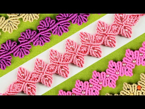 Spiral Macrame Patterns DIY Macrame Spiral Bracelets