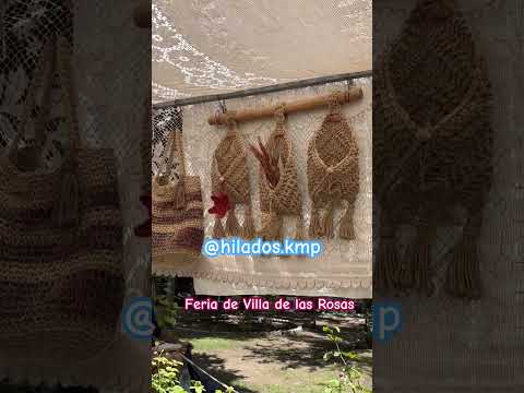 MIRA QUE BELLEZA! 😍Crochet en la feria ARTESANAL de Villa de las Rosas, Córdoba, Argentina
