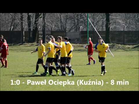 (07.04.2018) II LDJM: Kuźnia jawor - Kaczawa Bieniowice 3:0 - wszystkie gole