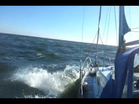 Zalewie Szczecińskim pażdziernik 2011