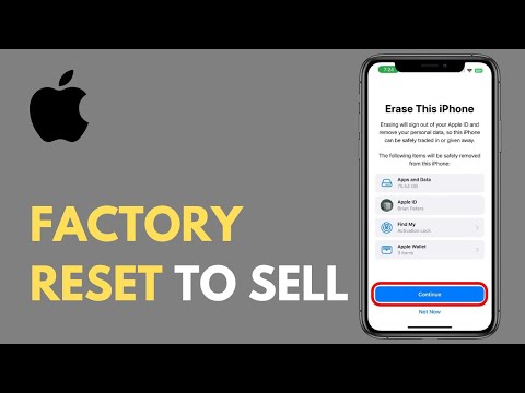 How to Factory Reset iPhone to Sell - Wipe iPhone Before Selling