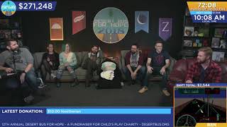 DB2018 - "Did someone say Serge?" Ashton runs through the frame shouting WOO