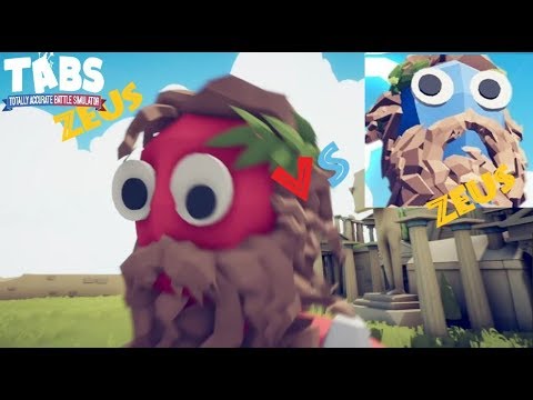 TABS - Totally Accurate Battle Simulator - ZEUS VS ZEUS & Cheerleaders!
