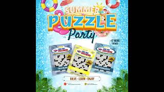 Summer Crosswords#wordpuzzlegame #crosswordpuzzles #crossword #puzzle #logicpuzzles #etsyshop #etsy