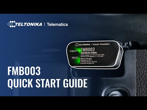 Teltonika Fmb003 OBD Tracker