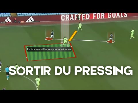 Le placement qui casse le pressing - milieu défensif