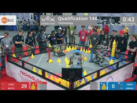 2018 VRC Tech Q144 - 1235C 9421X vs 1859X 64846A - 49 to 49