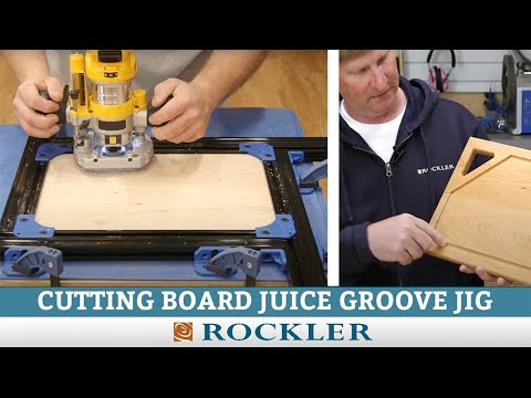 How to Add a Juice Groove to your Cutting Boards