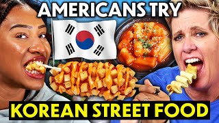 Americans Try Korean Street Food For The First Tim