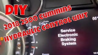How To Replace A Hydraulic Control Unit ABS Pump Replacement / 2018 Ram 2500 6.7L
